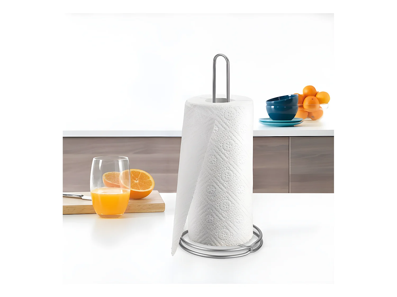 Porte-rouleaux de cuisine PROFILO en métaltex