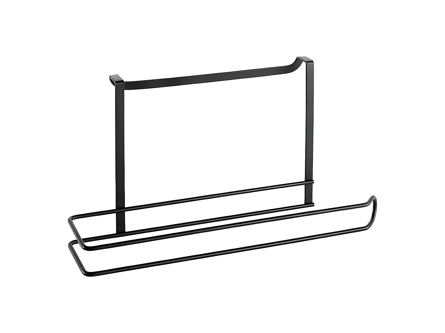 Portarrollos Serie GALILEO LAVA Metaltex Touch-Therm® Negro
