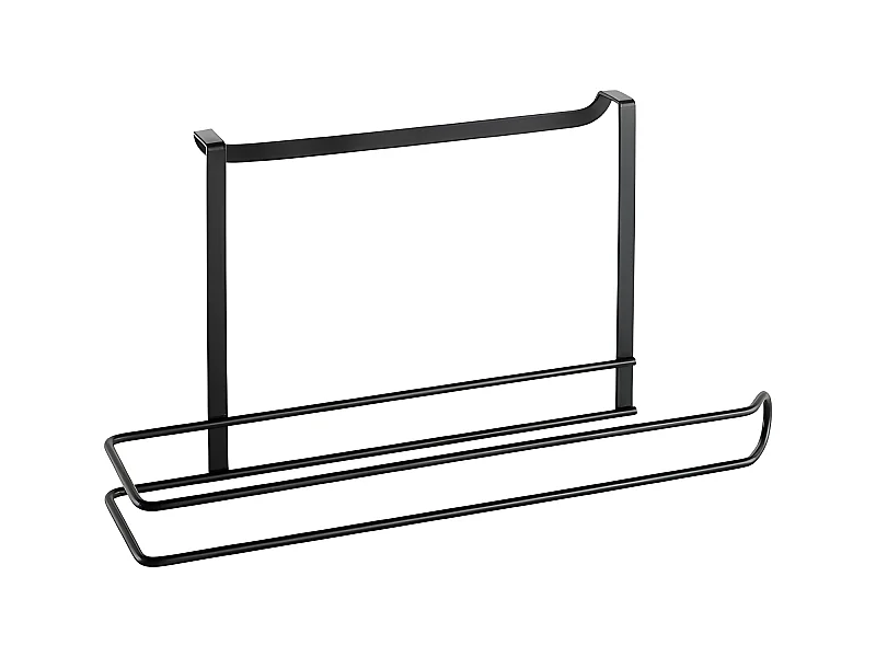 Porte-rouleaux Série GALILEO LAVA Metaltex. Finition Touch-Therm® Couleur Noir