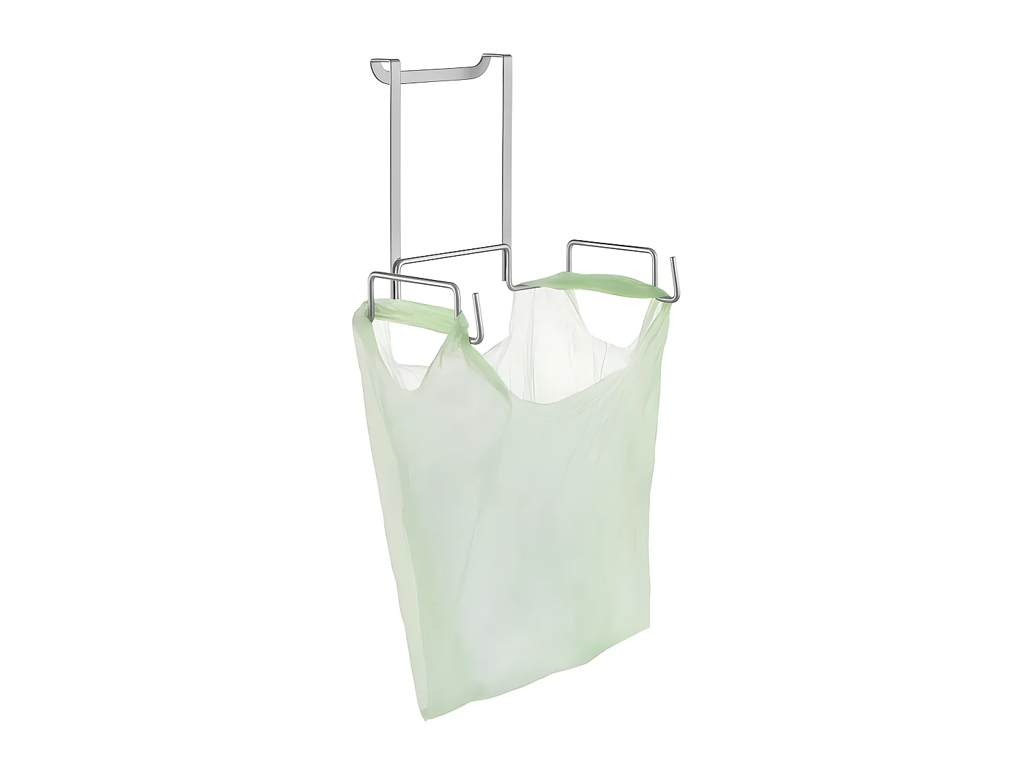 Porta bolsas de basura Serie GALILEO Metaltex Argent Polytherm® 21x14x19 cm