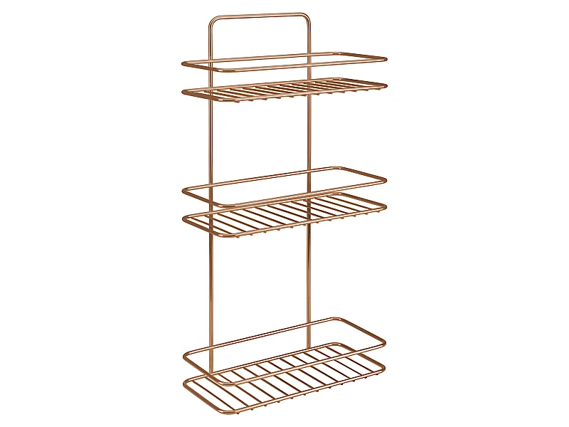 Étagère 3 Niveaux Série REFLEX COPPER de Metaltex. Revêtement exclusif Polytherm® Copper