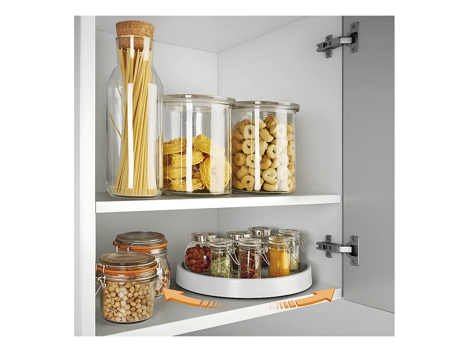 Organisateur Rotatif 1 Niveau GIRO 1 de Metaltex