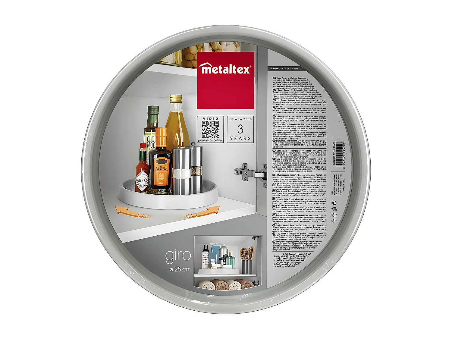 Organisateur Rotatif 1 Niveau GIRO 1 de Metaltex