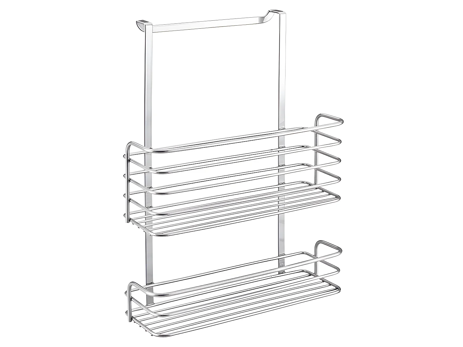 Panier Double Série GALILEO Metaltex. Finition Polytherm® Couleur Grise