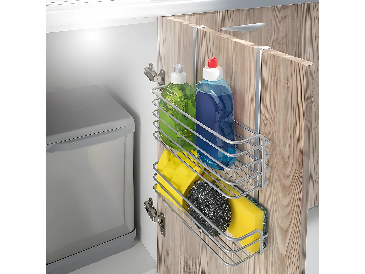 Panier Double Série GALILEO Metaltex. Finition Polytherm® Couleur Grise