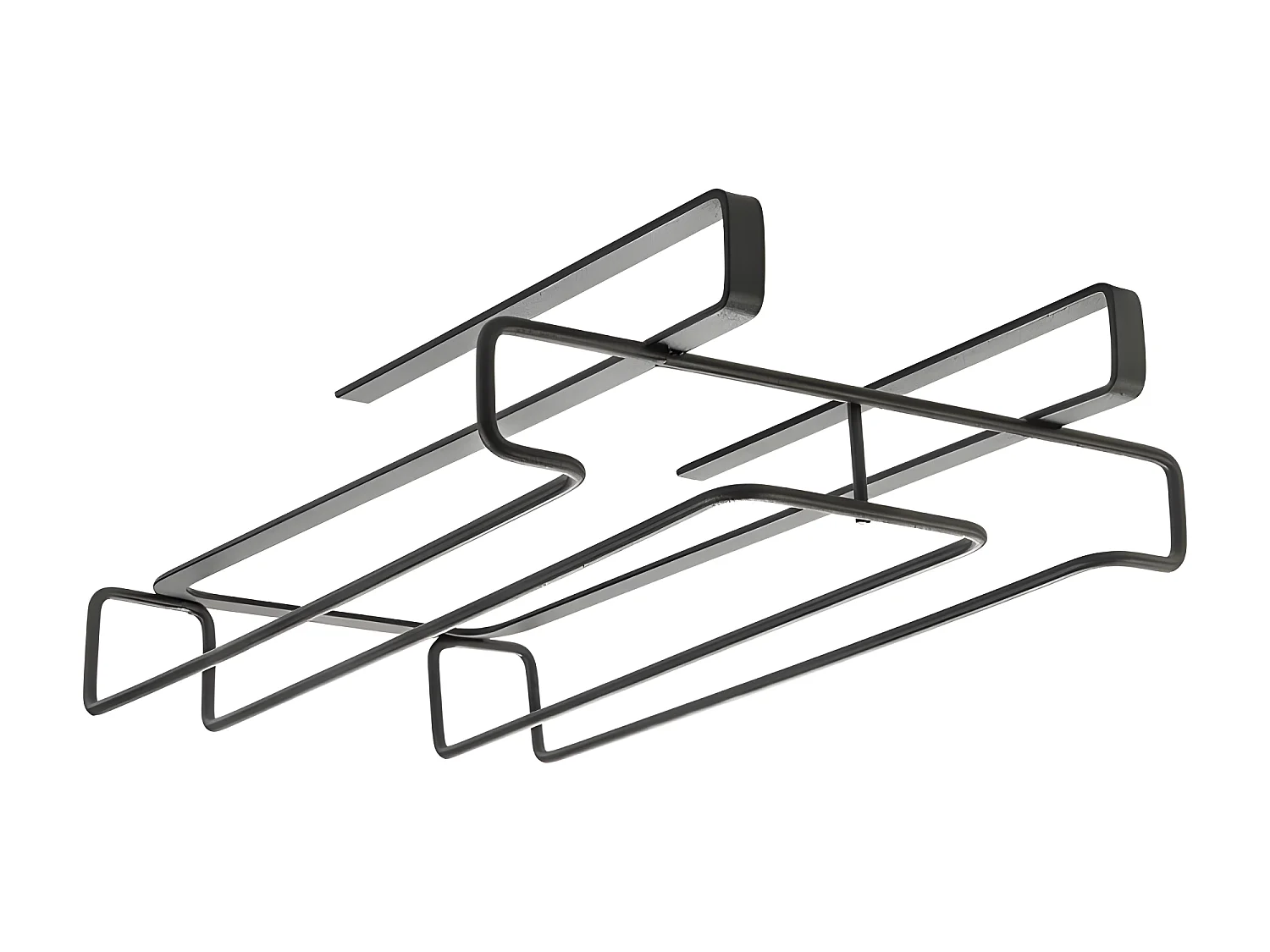 Doppelglas-Halter LAVA Metaltex Touch-Therm® Schwarz