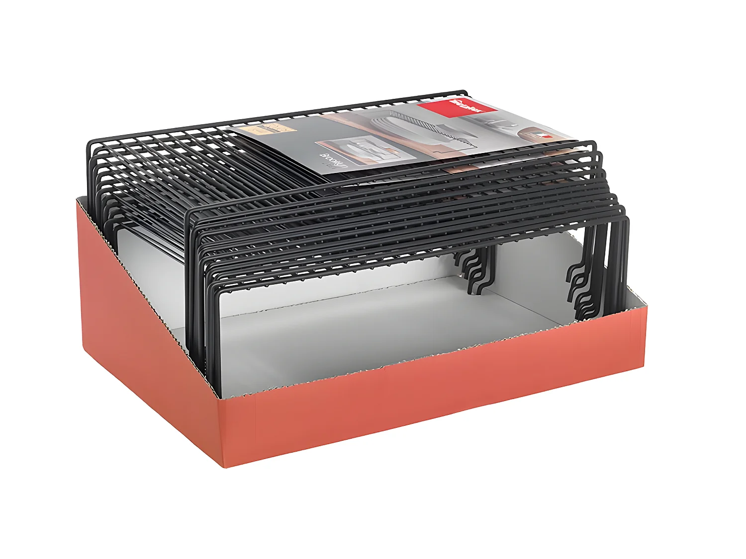 Stapelbare Plank BROOKLYN Serie LAVA Touch-Therm® Zwart 47x23x15 cm