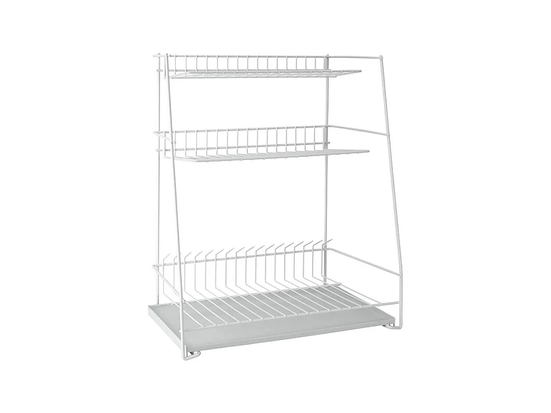Egouttoir à vaisselle 3 étages - Métaltex - Grand egouttoir