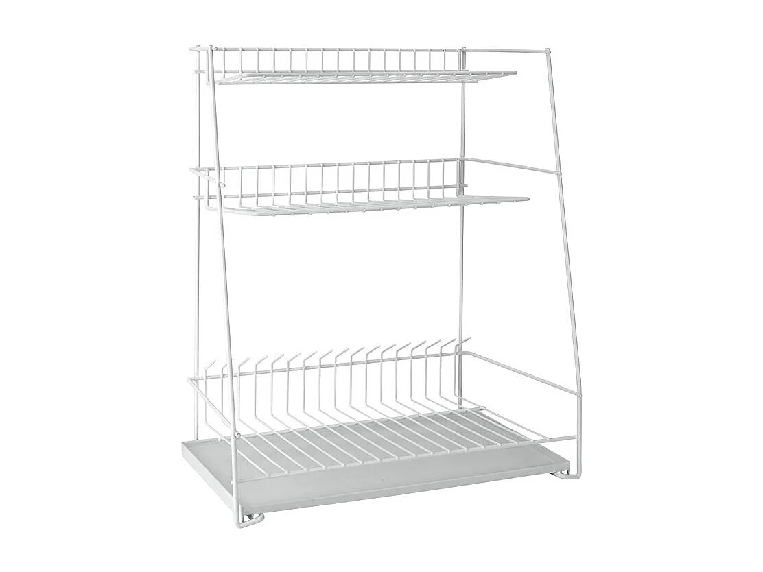 Egouttoir à vaisselle 3 étages - Métaltex - Grand egouttoir