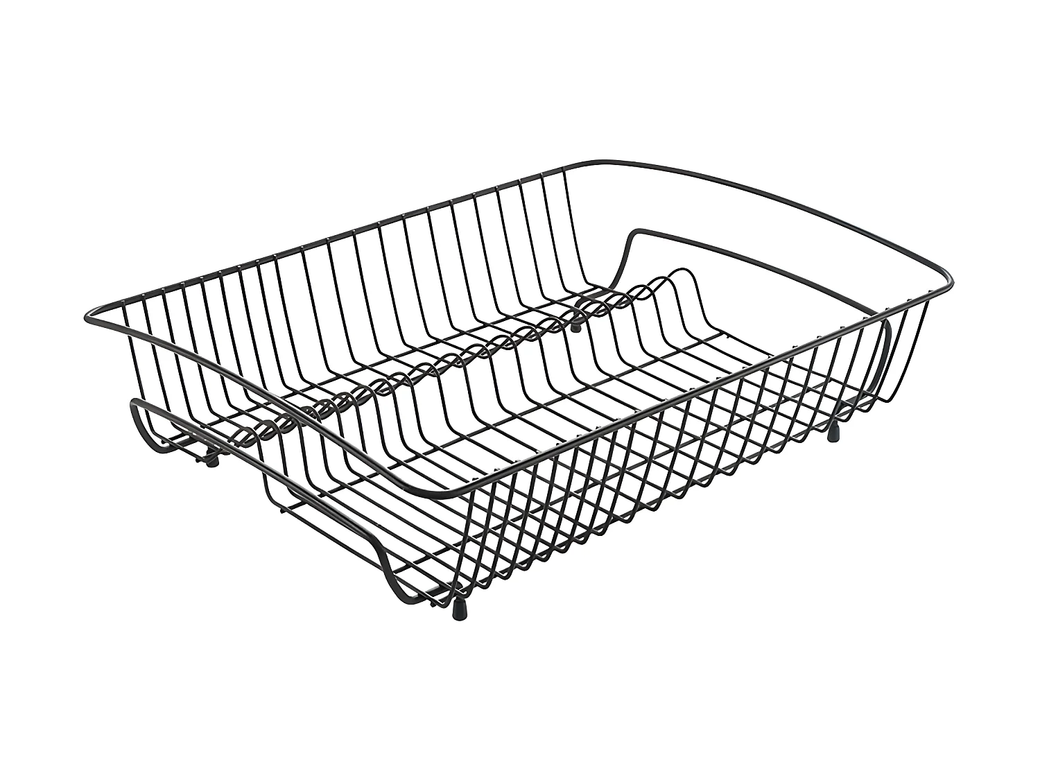 Escurreplatos Gran Capacité ROCKY 50 LAVA en Métaltex 50x37x14 cm