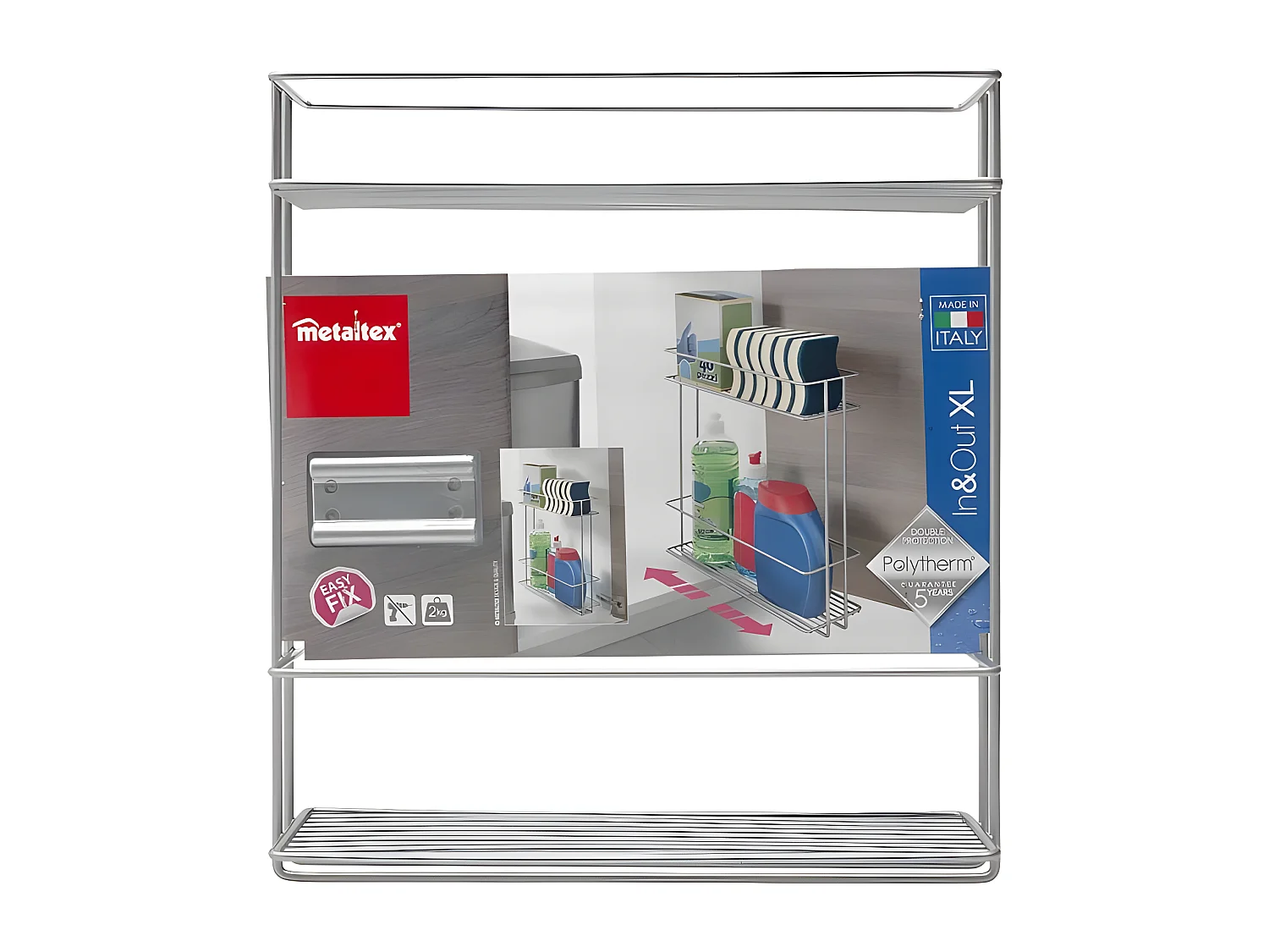 Organisateur de Rangement Amovible IN&OUT XL de Metaltex