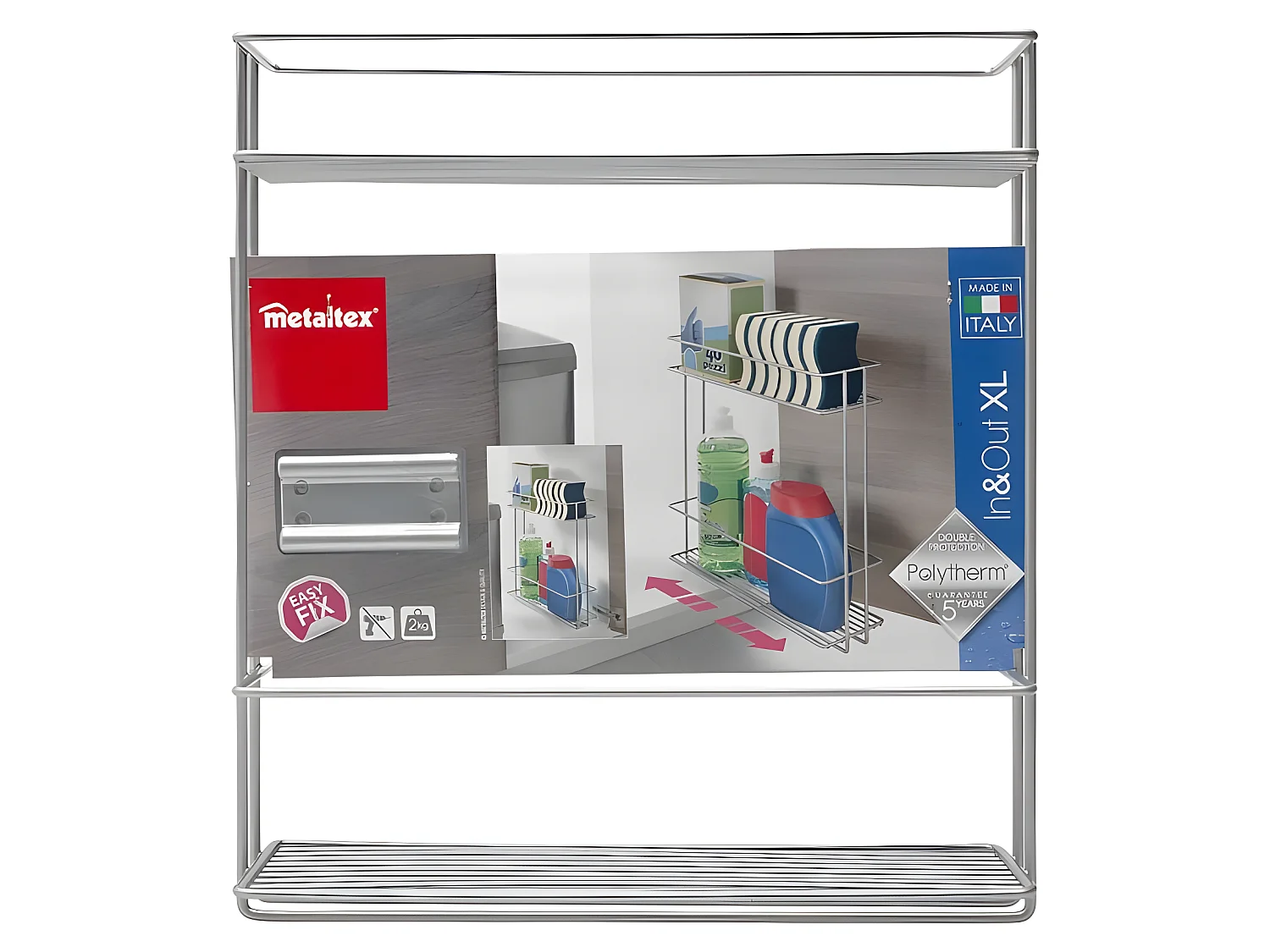 Organisateur de Rangement Amovible IN&OUT XL de Metaltex