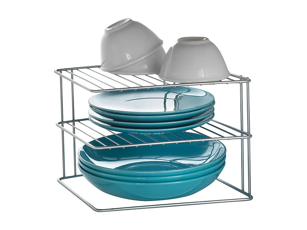 Metaltex Palio Eckschrankregal 3 Höhen 25x25x19cm