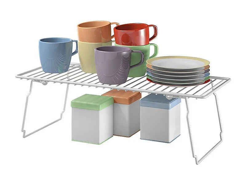 Metaltex Étagère Empilable TOTEM. Couleur Blanc