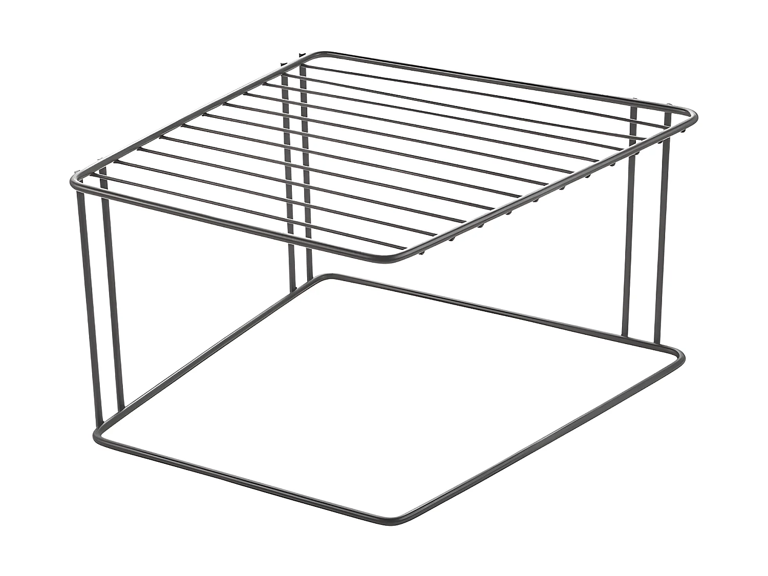 Coin Repose-Pieds 2 Niveaux BOXE Série LAVA en Métaltex. Finition Touch-Therm® Couleur Noir