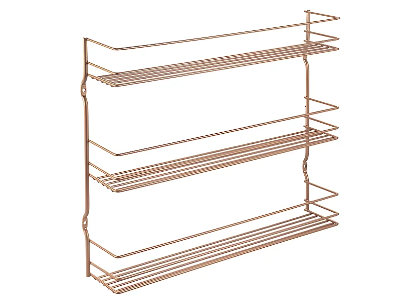 Étagère à épices 3 Niveaux Série PEPITO COPPER de Metaltex