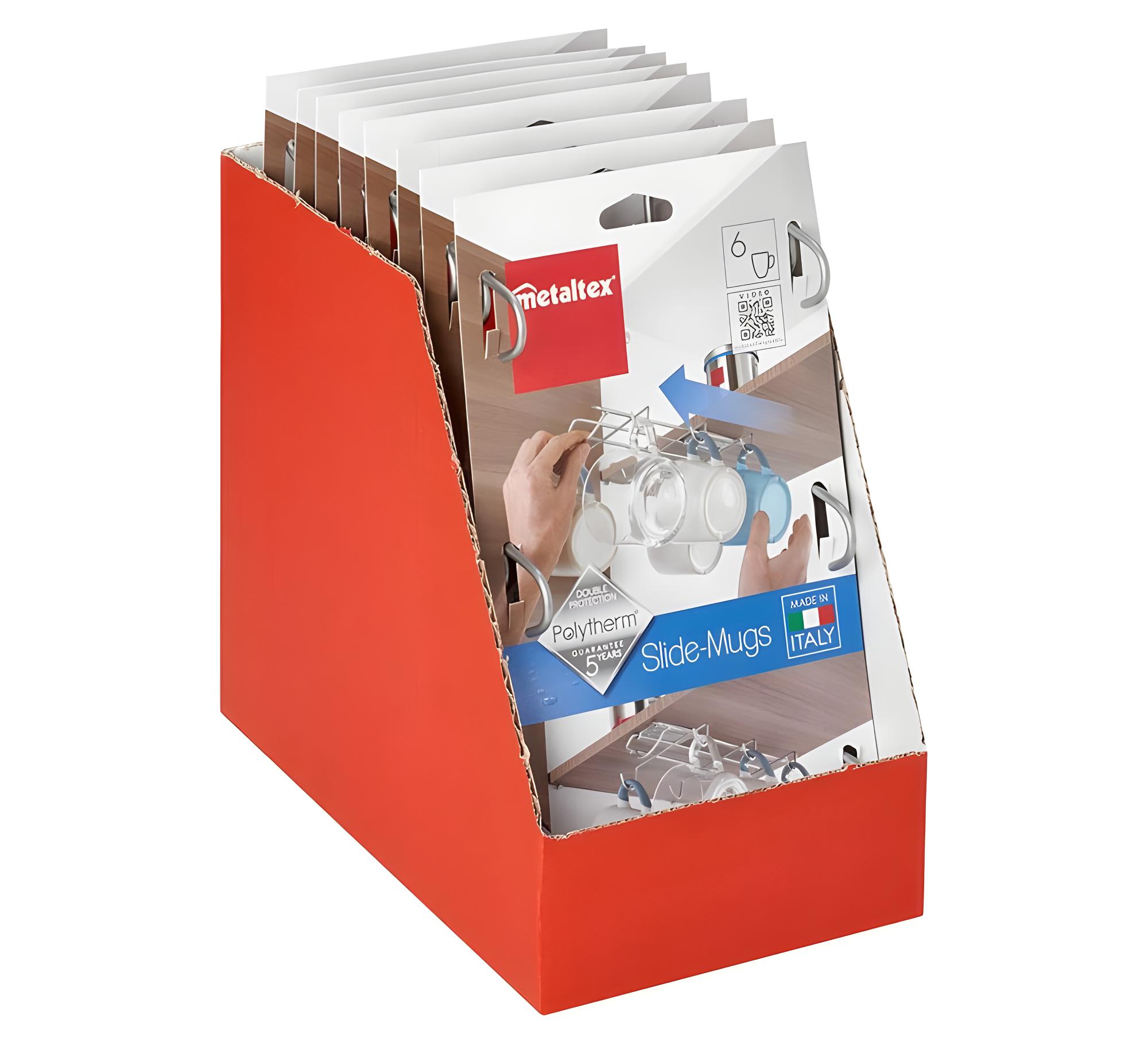 Metaltex SLIDE MUGS 6 Tasses Porte-Tasses Coulissant Polytherm ...