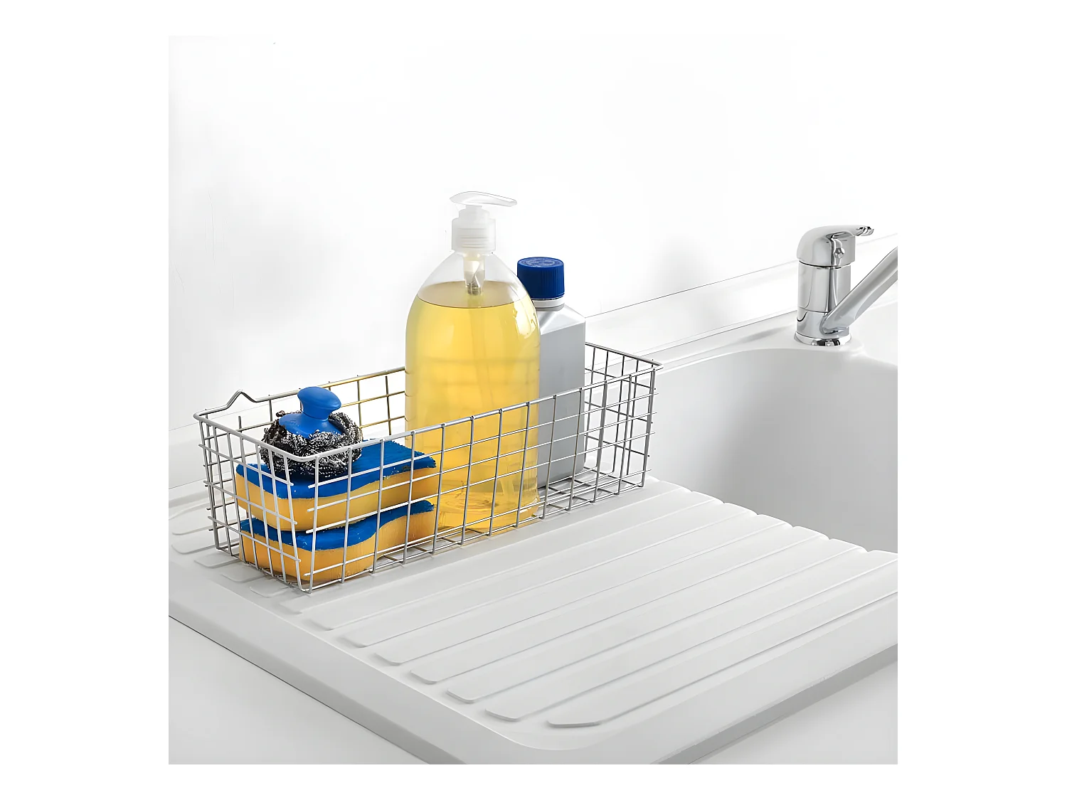 Panier Multiusage KOALA Metaltex. Finition Polytherm® Couleur Argent