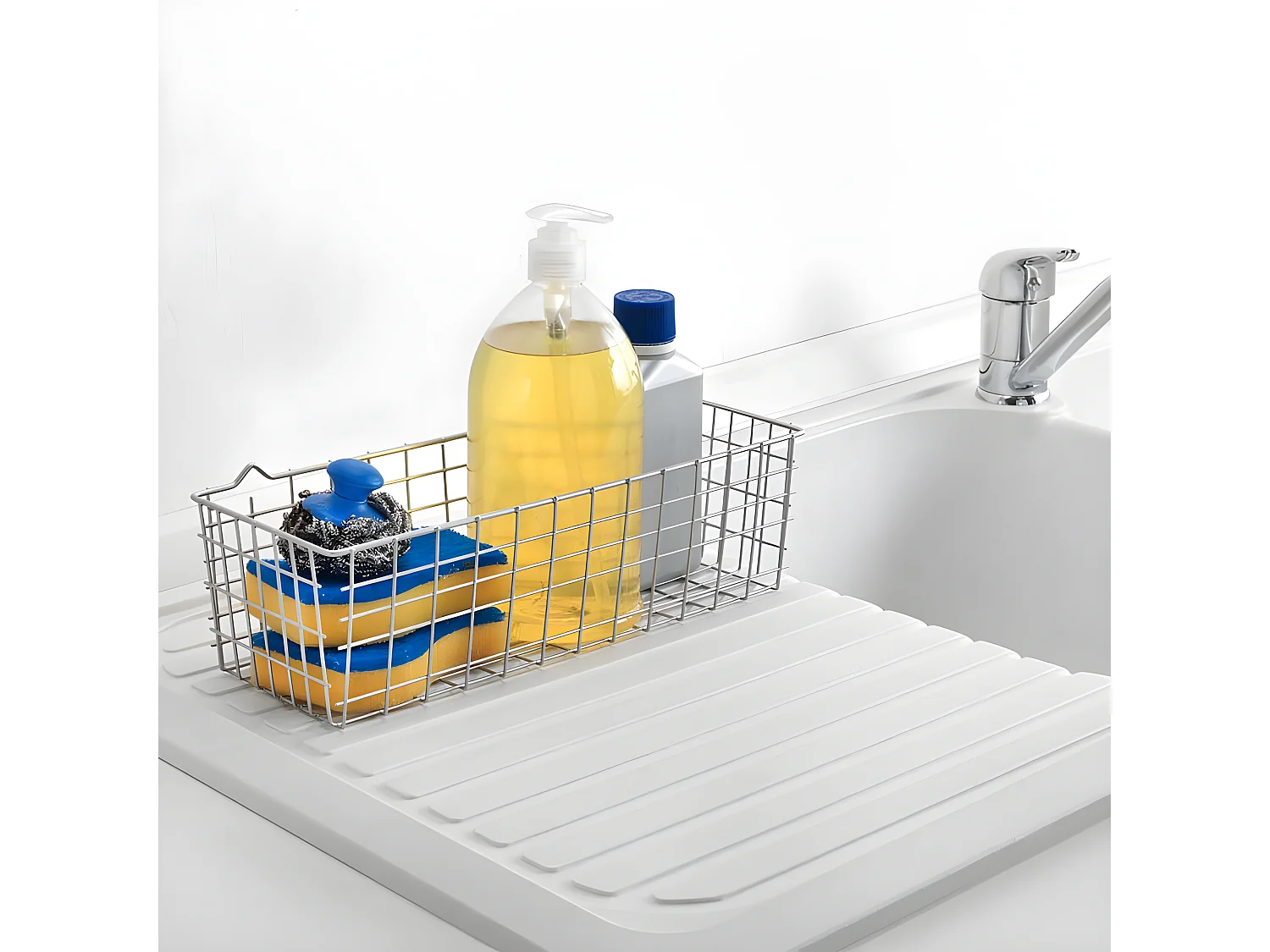 Panier Multiusage KOALA Metaltex. Finition Polytherm® Couleur Argent