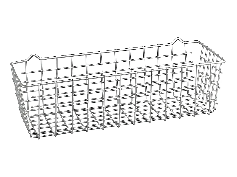 Panier Multiusage KOALA Metaltex. Finition Polytherm® Couleur Argent