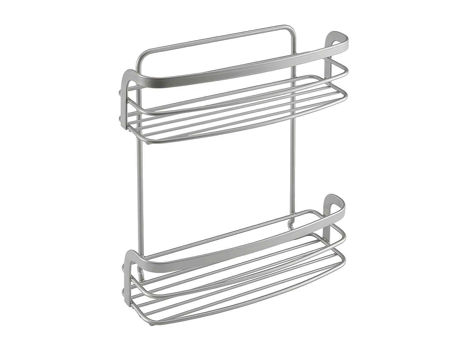 Küchenregal 2 Ebenen EUREKA Metaltex Grau Polytherm®