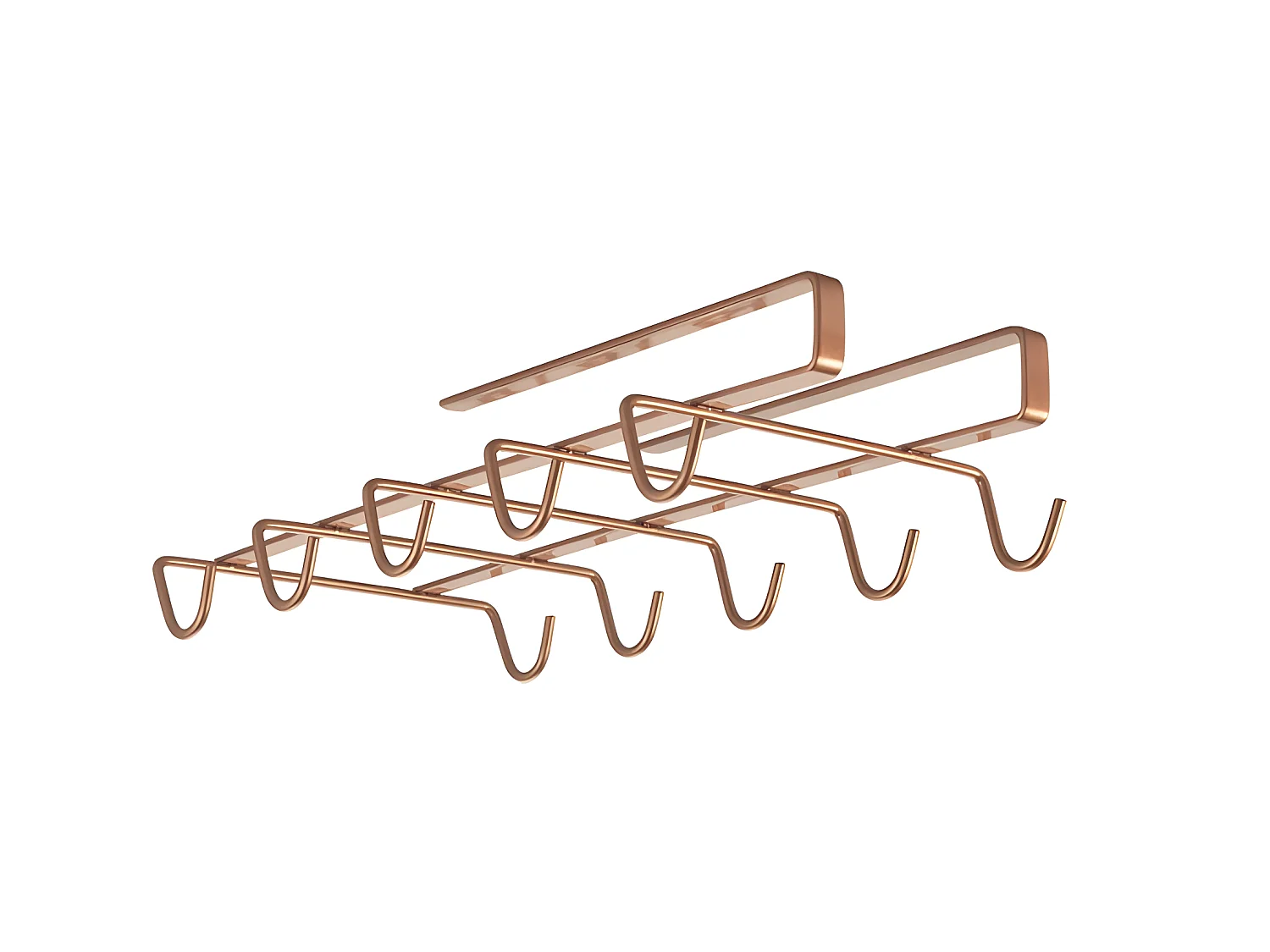 Portatovaglioli MY MUG Serie COPPER Metaltex - Rame Lucido Antiossidante 10 Tazze