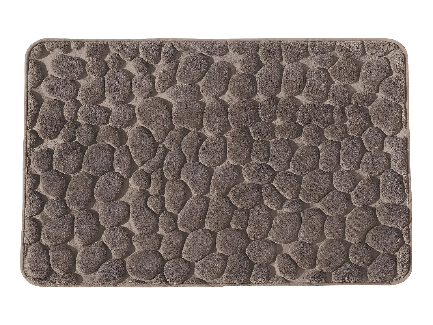 Tapis de bain galet à mémoire de forme 60x100cm