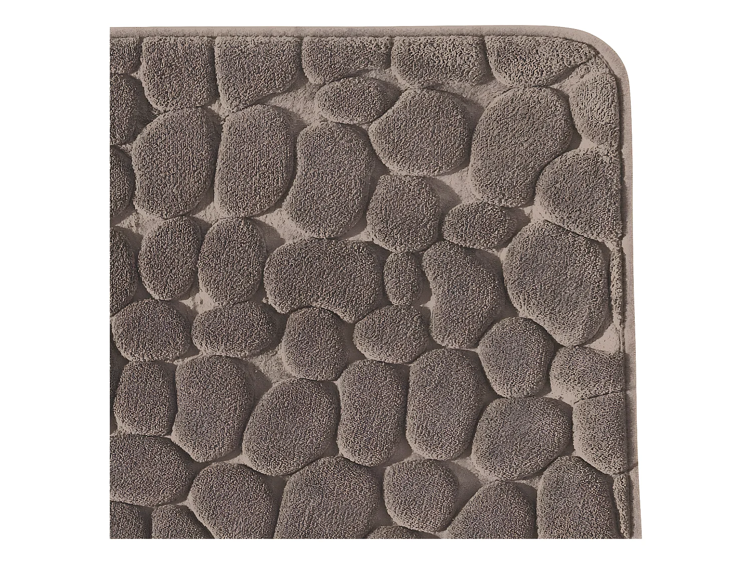 Tapis de bain galet à mémoire de forme 60x100cm