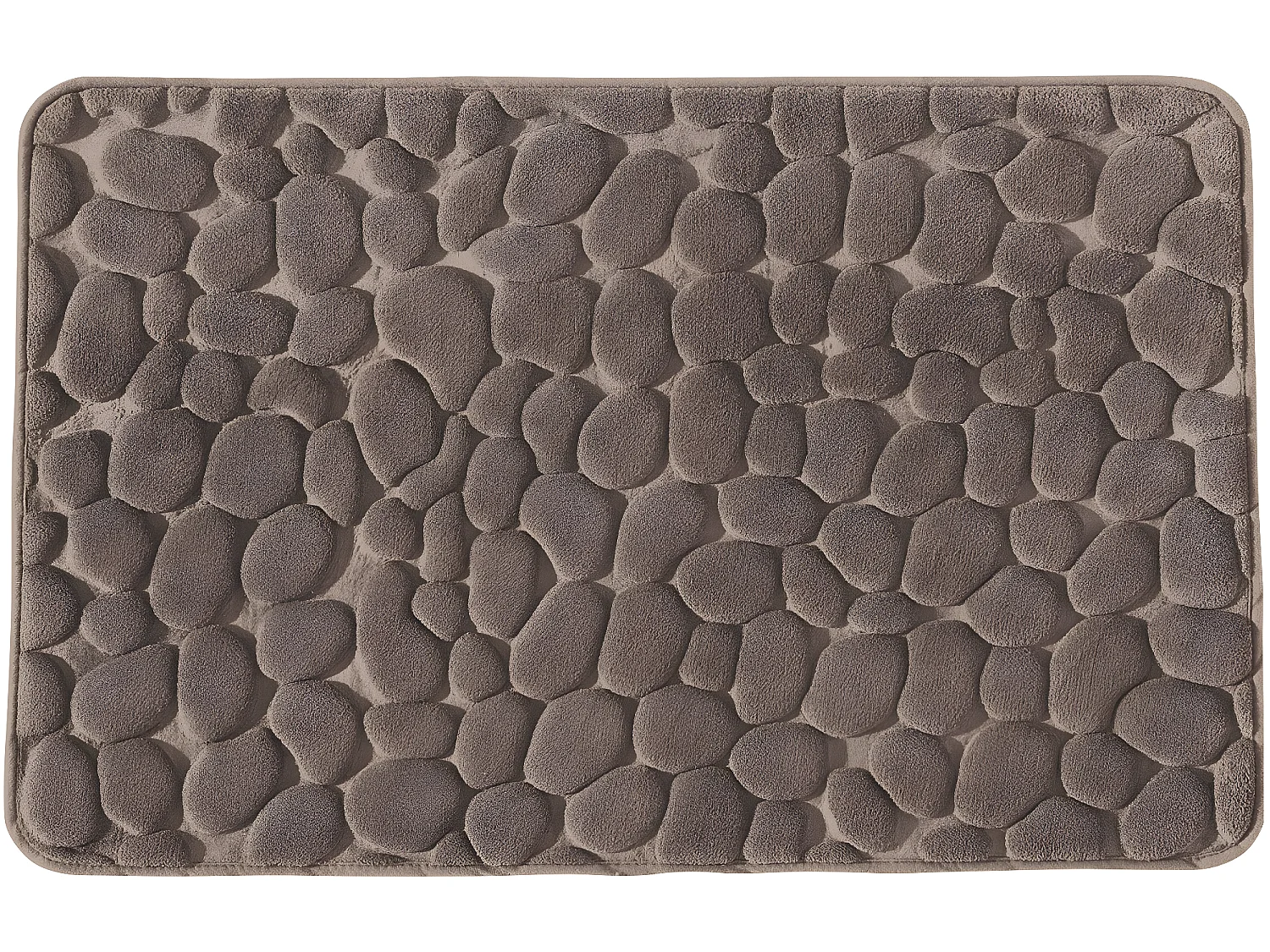Tapis de bain galet à mémoire de forme 60x100cm