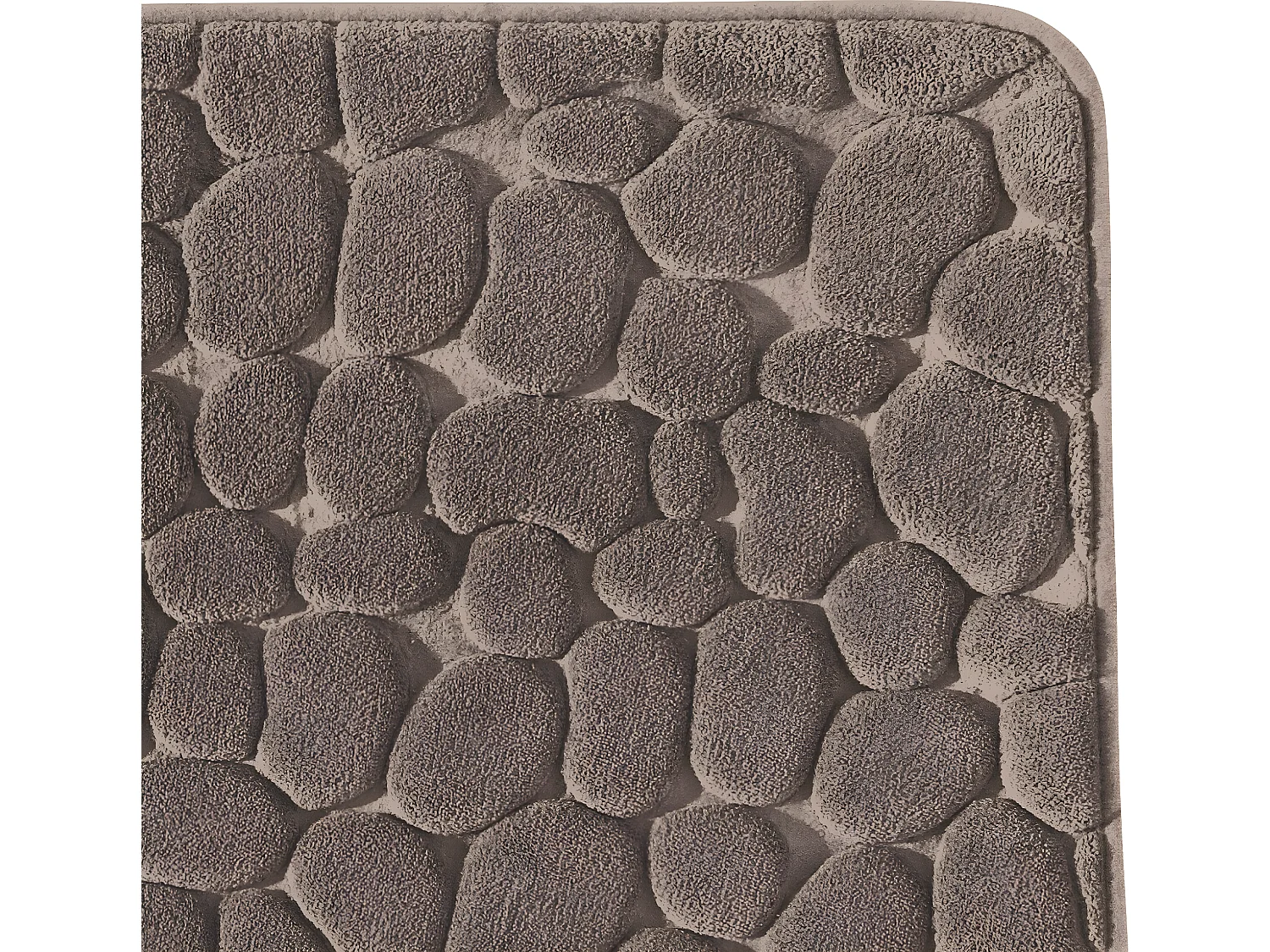 Tapis de bain galet à mémoire de forme 60x100cm