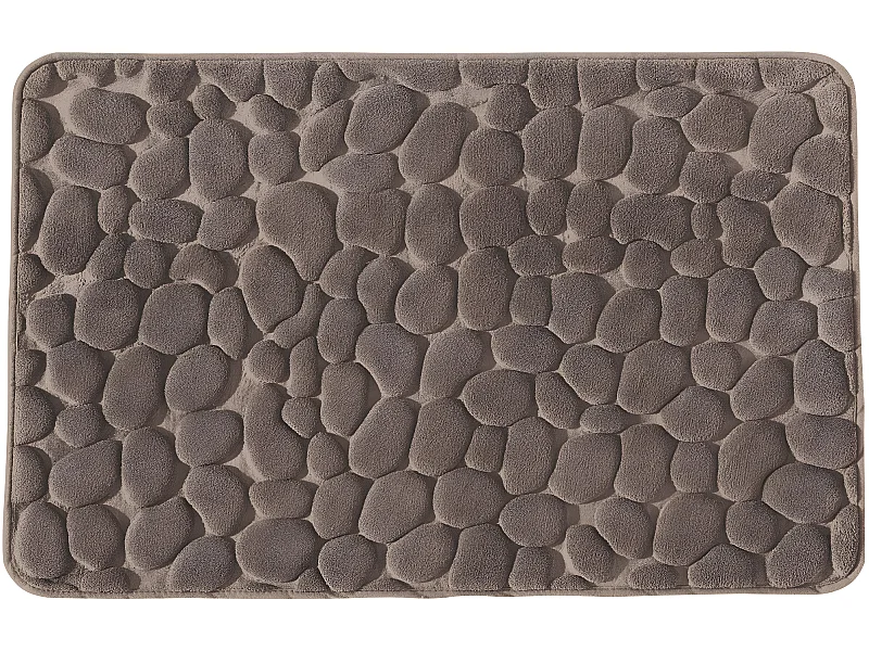 Tapis de bain galet à mémoire de forme 60x100cm