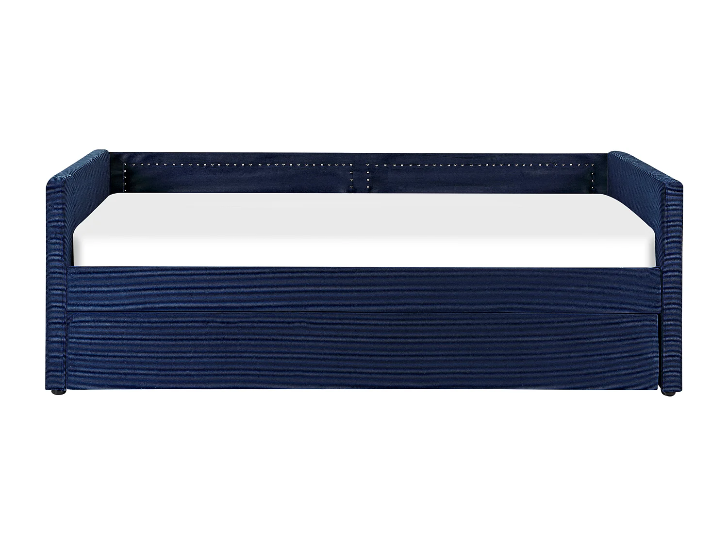 Onderschuifbed Corduroy MIMIZAN 90 x 200 cm Marineblauw