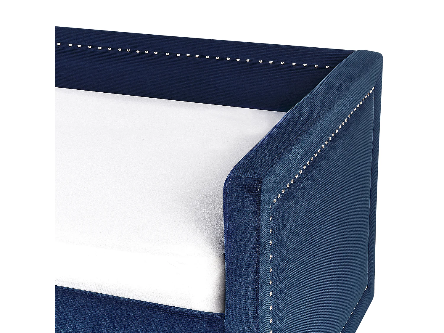 Onderschuifbed Corduroy MIMIZAN 90 x 200 cm Marineblauw