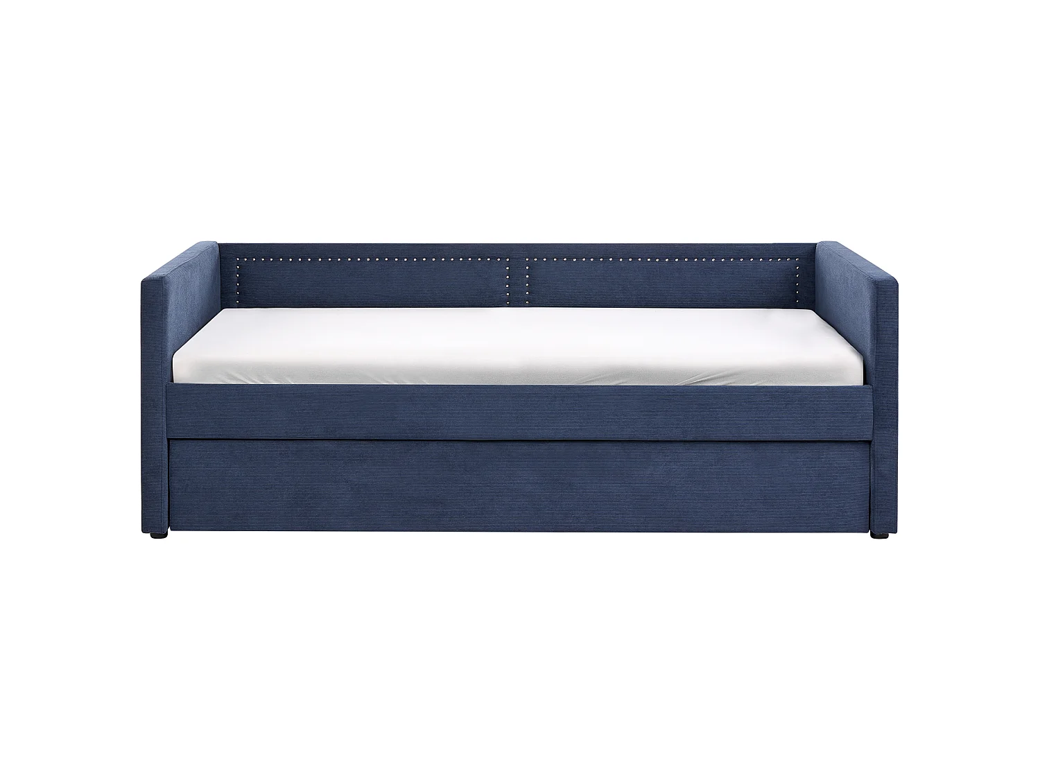 Onderschuifbed Corduroy MIMIZAN 90 x 200 cm Marineblauw