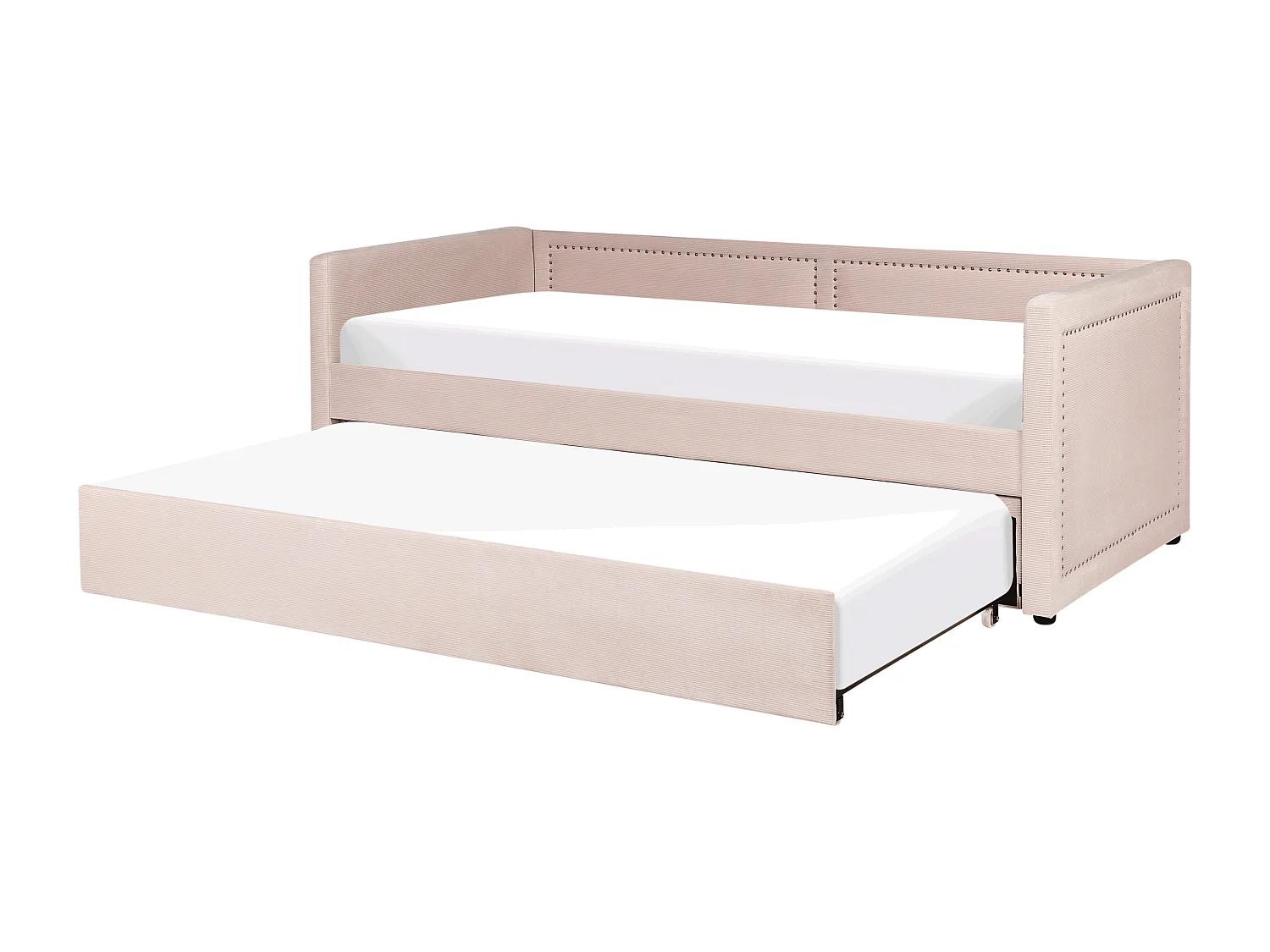 Cama gavetão Bombazine MIMIZAN 90 x 200 cm Rosa pastel