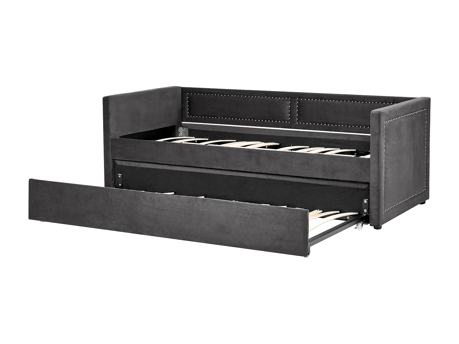 Cama nido Pana MIMIZAN 90 x 200 cm Gris oscuro