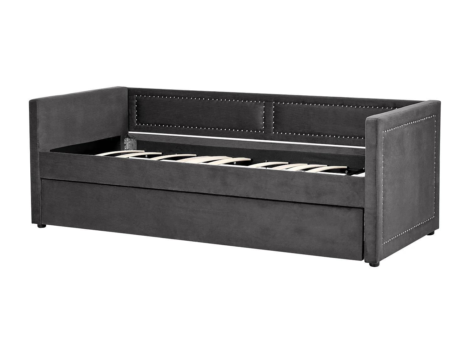 Cama nido Pana MIMIZAN 90 x 200 cm Gris oscuro