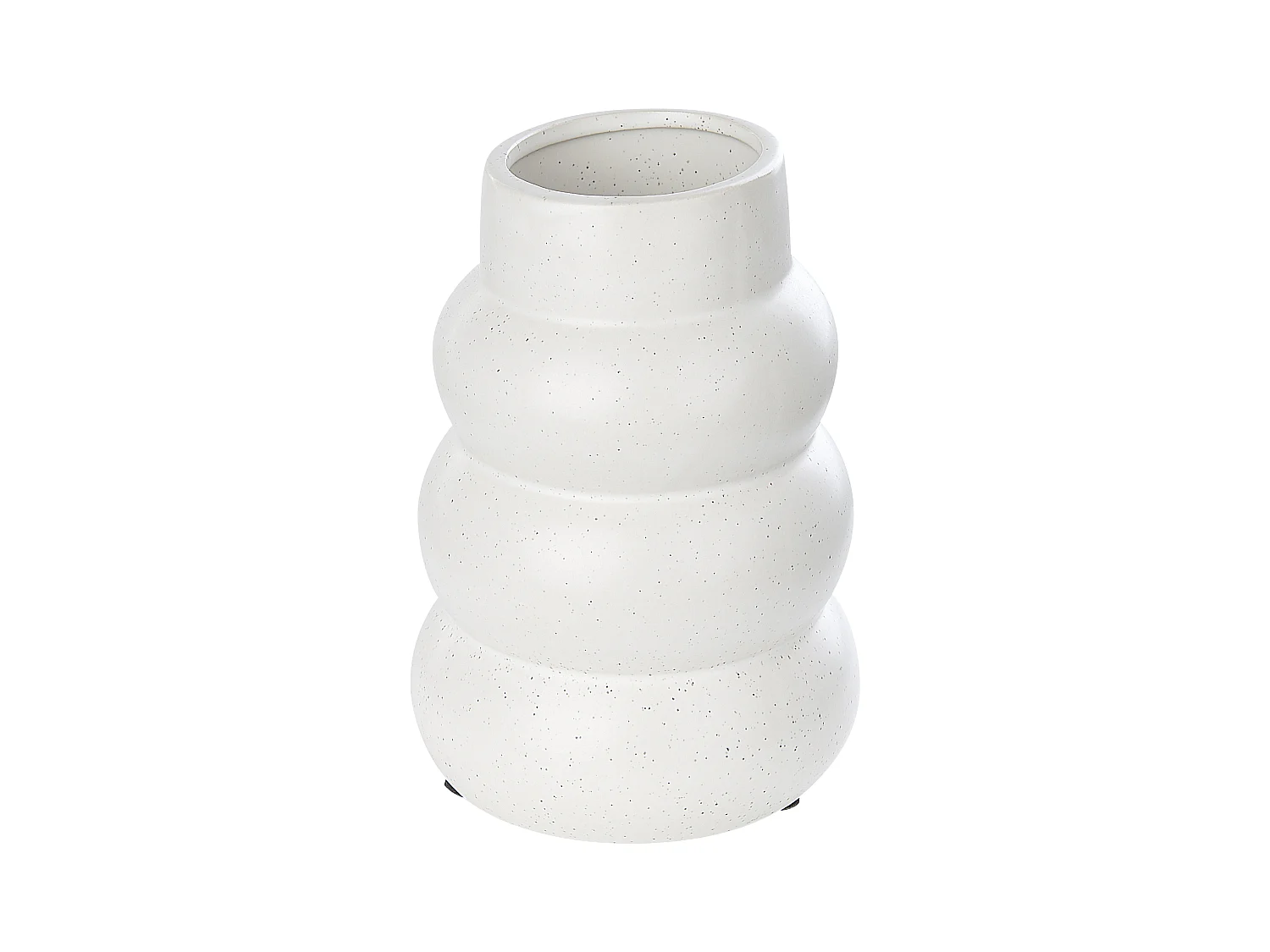 Vase à fleurs PIREAS Grès 22 cm Blanc