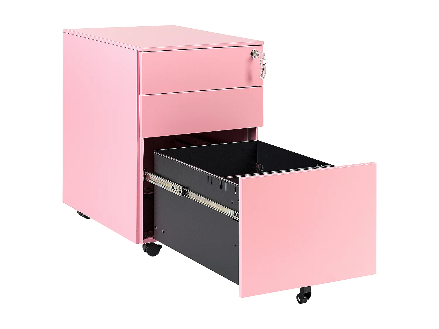 Arrumação de escritório CAMI Metal Rosa