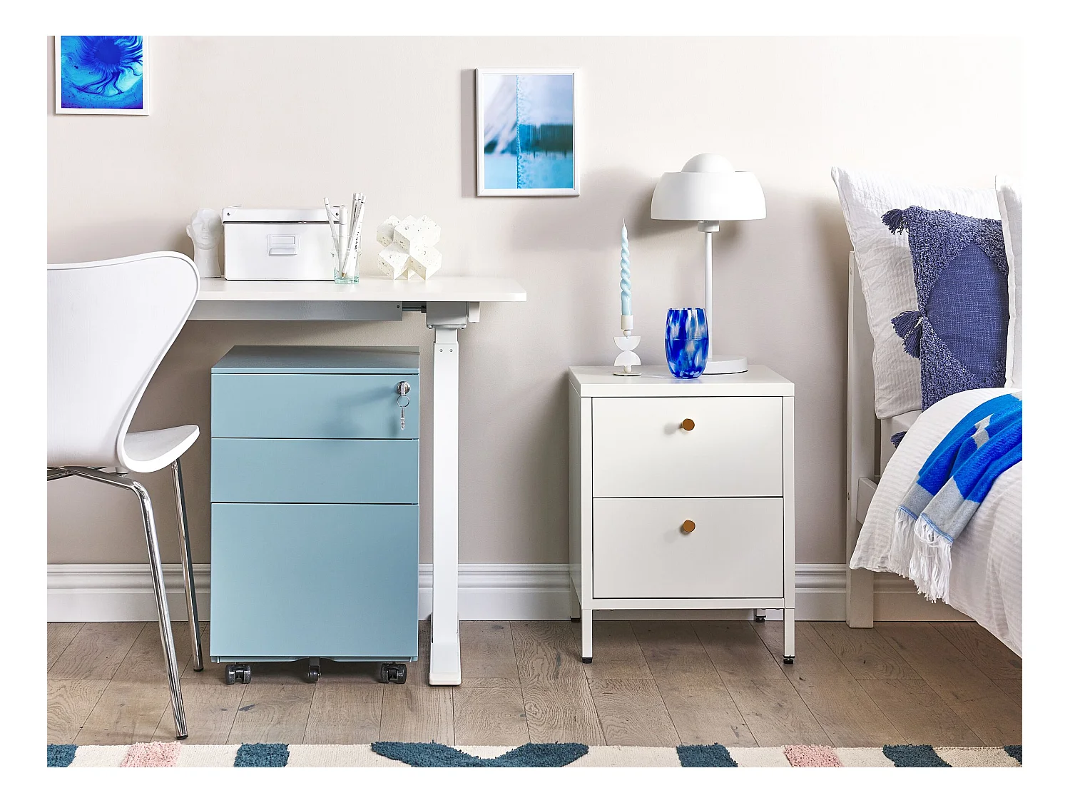 Mueble de oficina CAMI Metal Azul claro