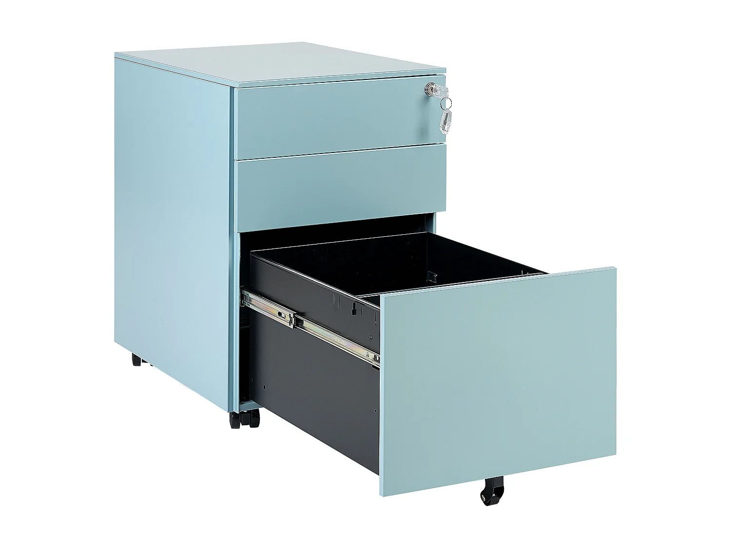 Büroschrank CAMI Metall Hellblau