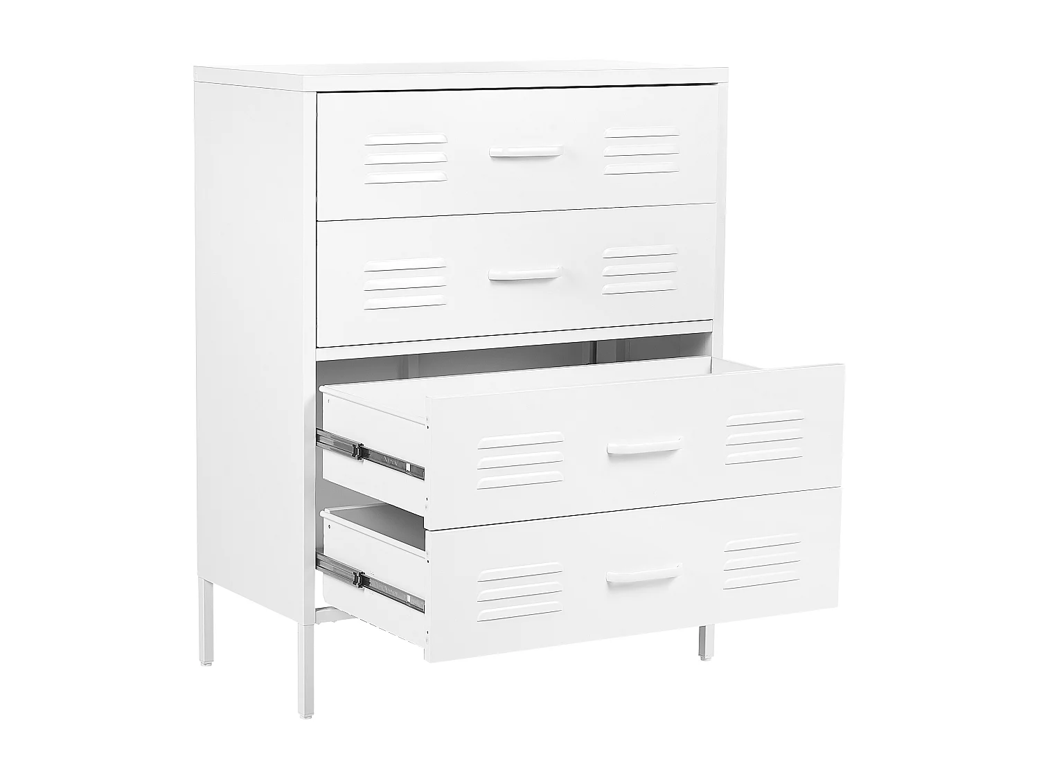 Cómoda ENAGO Metal Branco