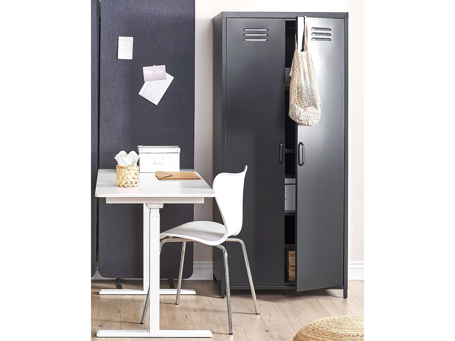 Meuble de rangement VARNA Métal Noir