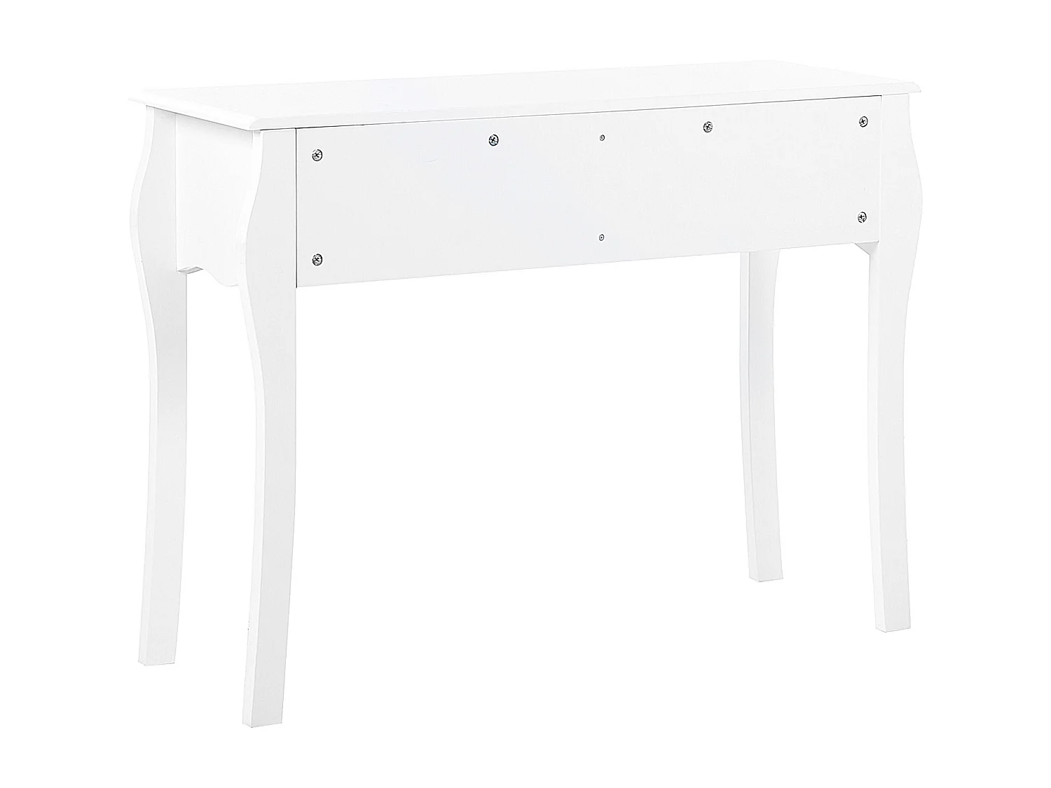 Konsolentisch weiß 100x75x35 cm 2 Schubladen edel rustikal Landhausstil Klawock