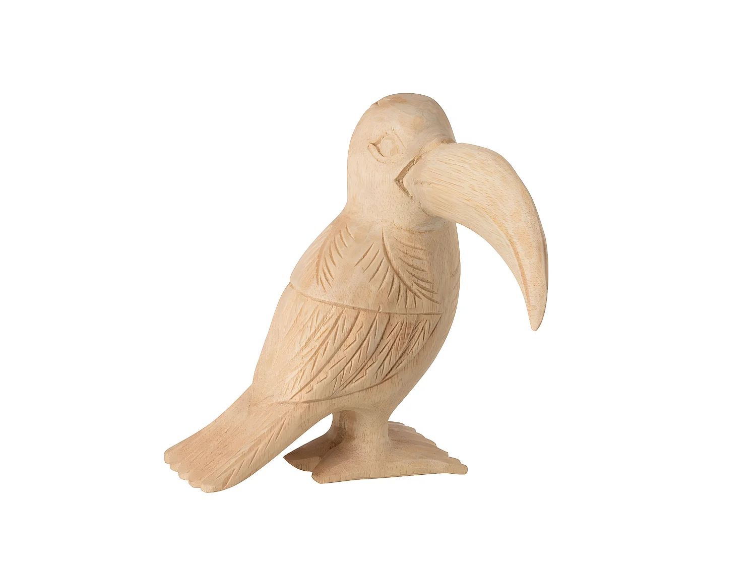 Figurine Toucan en Bois Albasia