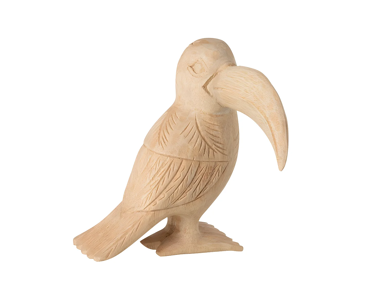Figurine Toucan en Bois Albasia
