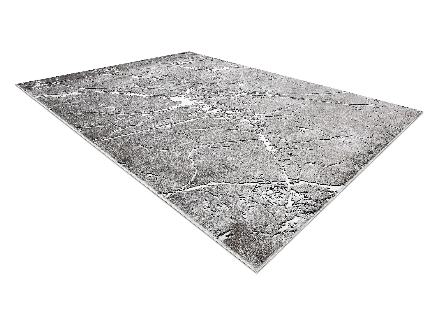 Tapijt MATEO 8036/644 Modern marmer - structureel grijs 200x290 cm