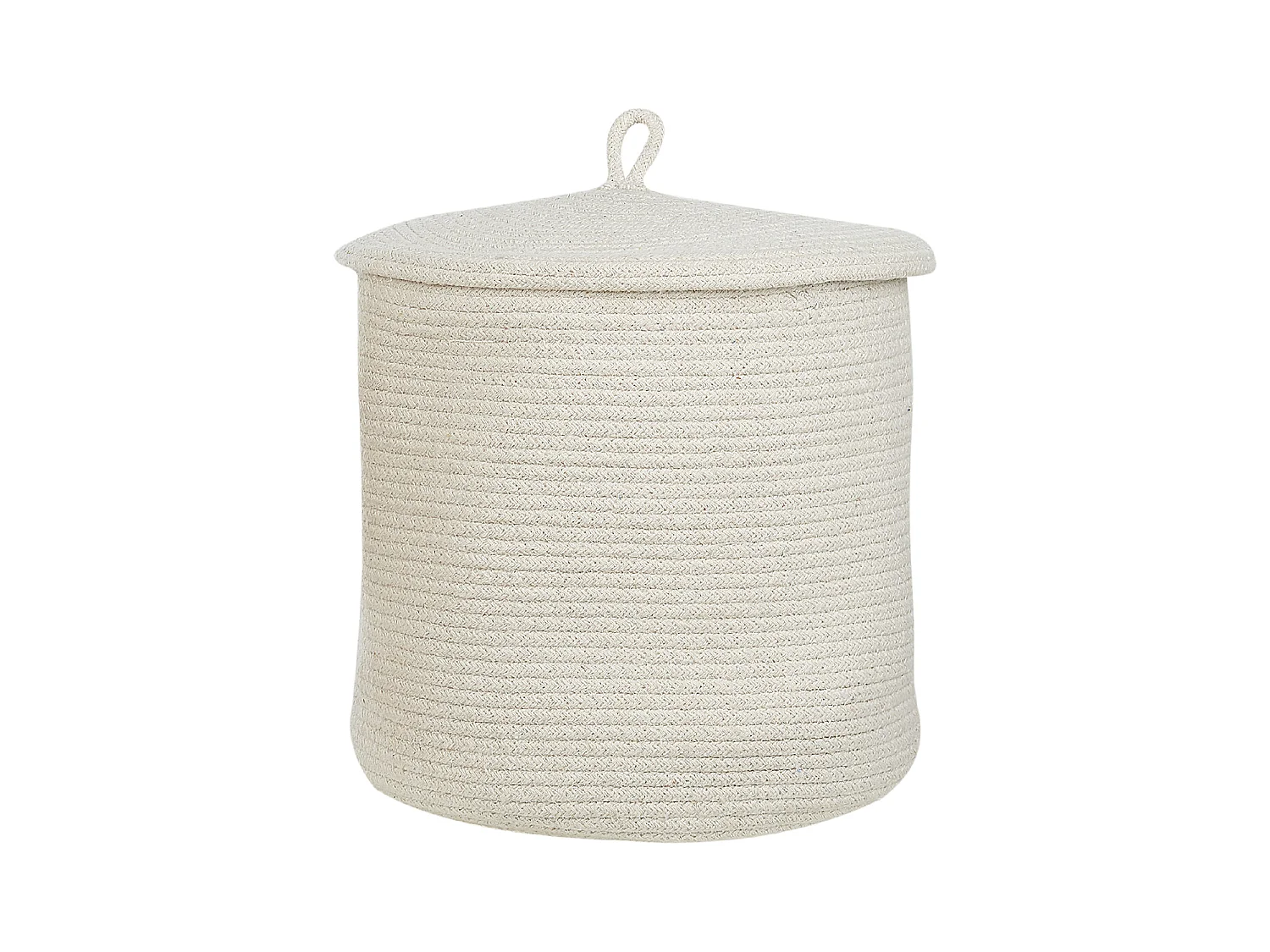 Set di 2 cestini SILOPI Cotone Bianco sporco