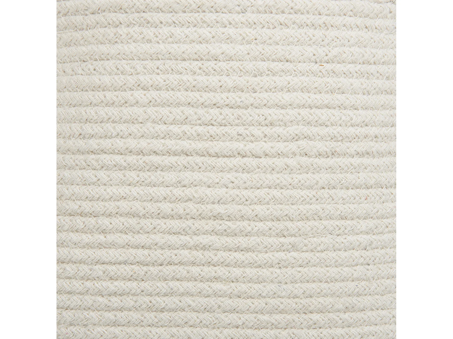 Conjunto de 2 cestos SILOPI Algodão Branco creme