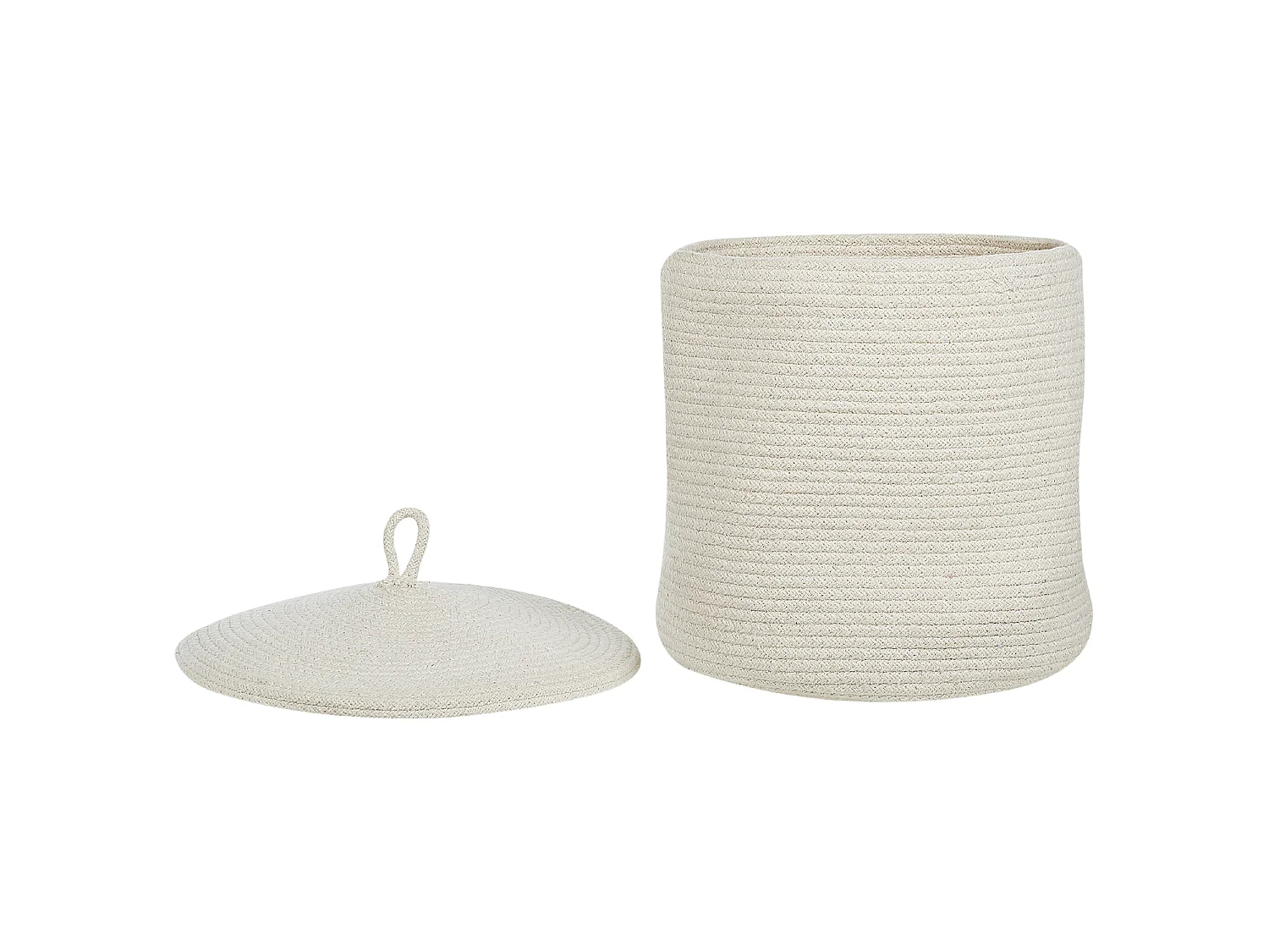 Set of 2 Baskets SILOPI Cotton Off-White